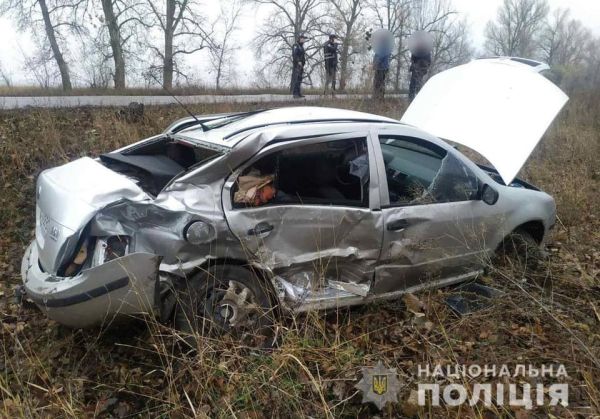 На Лубенщині у результаті ДТП травмувалася водійка легковика