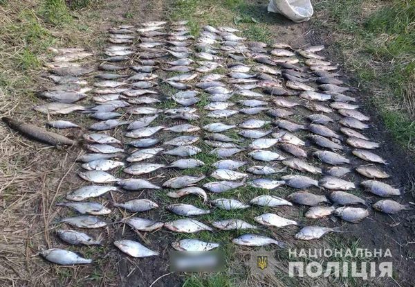 Поліцейські Лубенщини спільно з рибоохоронним патрулем припинили протиправну діяльність браконьєра