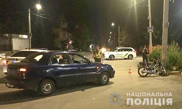 Поліція Лубенщини встановлює обставини дорожньо-транспортної пригоди, у результаті якої травмувалось двох неповнолітніх 