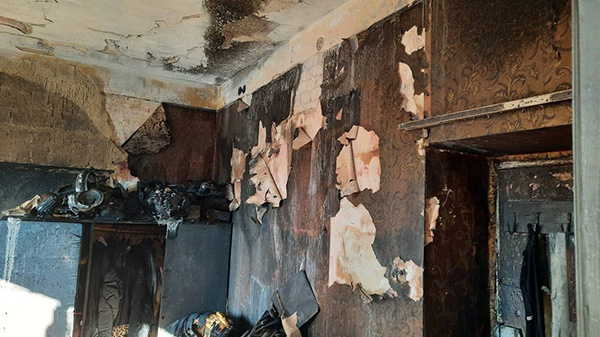 На Лубенщині рятувальники загасили пожежу житлового будинку