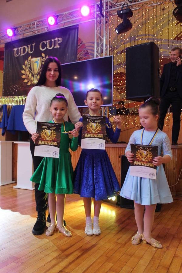 Всеукраїнському конкурсі зі спортивно-бальних танців  отримали перше місце
