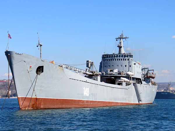 У Бердянську знищили десантний корабель РФ