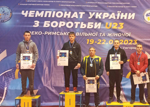 3 місце в чемпіонаті України з греко-римської боротьби