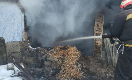 Лубенський район: надзвичайники врятували житловий будинок від знищення полум’ям