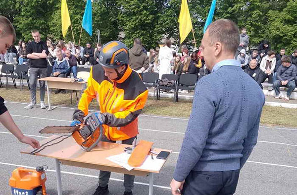 2-ге місце на ІІІ Всеукраїнському конкурсі майстерності «Марафон HUSQVARNA»