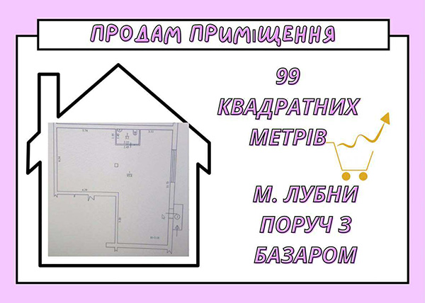 Приміщення в центрі міста! Продам!