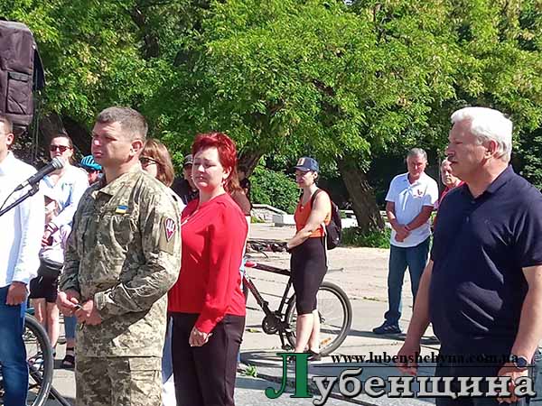 Велозаїзд з ветераном у Лубнах
