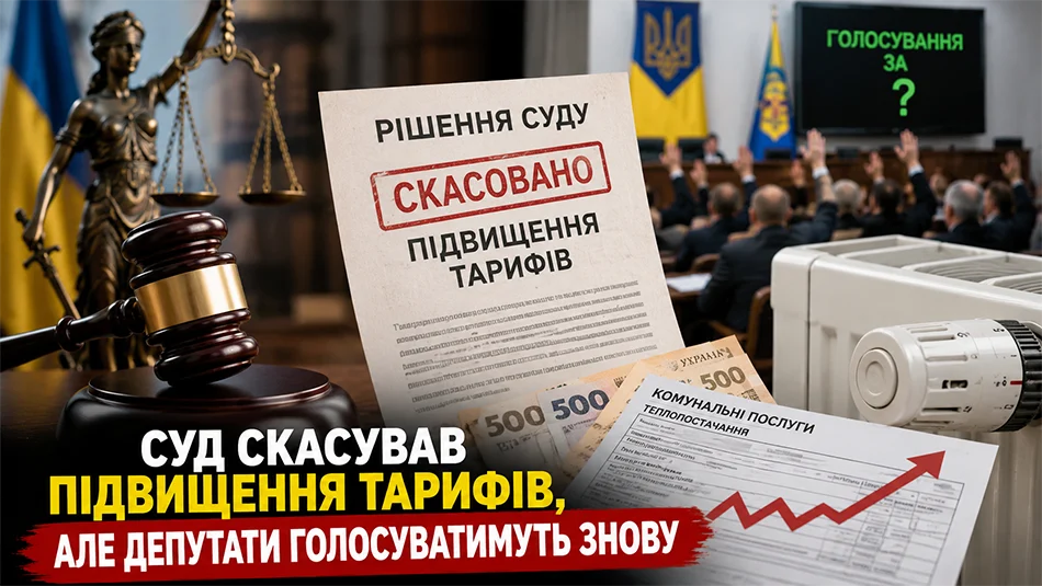 Суд скасував підвищення тарифів