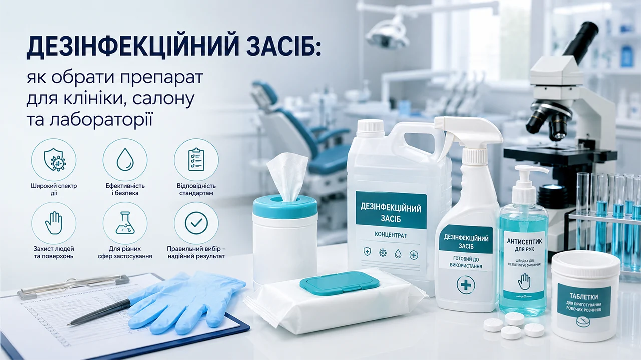Як обрати дезінфекційний засіб