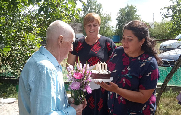 У ВОВЧИКУ СТО РОКІВ ВІДЗНАЧИВ НАЙСТАРШИЙ ЖИТЕЛЬ СЕЛА