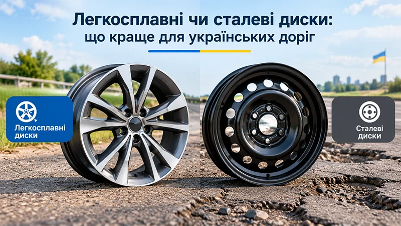 Легкосплавні чи сталеві диски