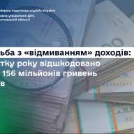 Боротьба з «відмиванням» доходів: з початку року відшкодовано понад  156 мільйонів гривень збитків