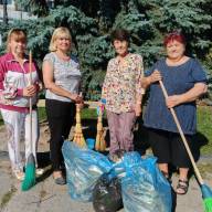 Чистили не лише територію, а й компютери