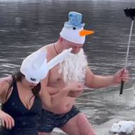 2026 рік розпочався в Лубнах з масових купань у річці Сула